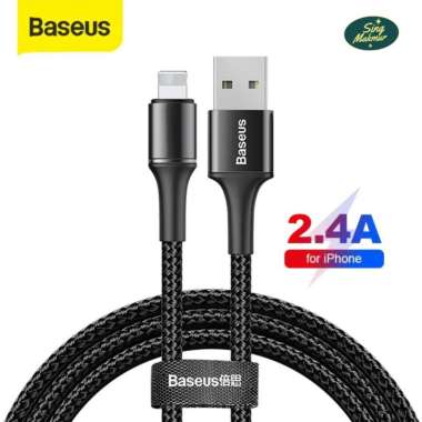 BASEUS Kabel Data LED HALO FAST CHARGING IPHONE/MICRO USB/TYPE-C ori Iphone