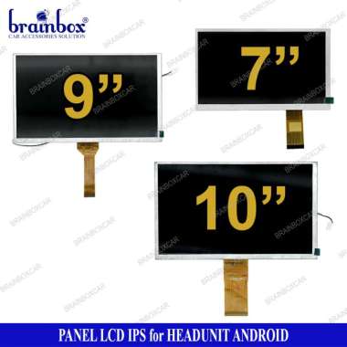 Panel Layar LCD IPS Headunit Android TV Mobil 9inch 60pin