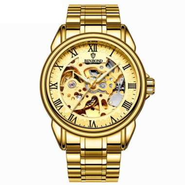 Jam Tanpa Baterai Bindbond | Fngeen 8866 Rantai Milenial watches Gold