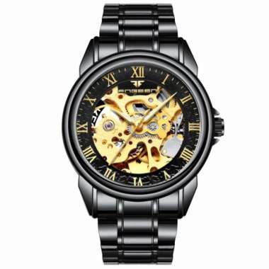 Jam Tanpa Baterai Bindbond | Fngeen 8866 Rantai Milenial watches Hitam