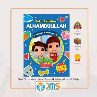 Buku Anak Seri Omar dan Hana Buku Aktivitas Alhamdulillah