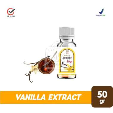 Vanilla Extract / Essence / Esen Perisa Vanilla Super [Botol 50gr] Mauritius/Eropa