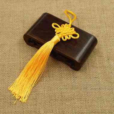 Gantungan Tasel Klasik Rumbai Tasel Imlek Norigae Hanbok Kuning