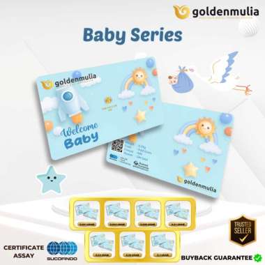 GOLDEN MULIA Logam Mulia Gift Series Baby 0.001 gr - 0.1 0.005 gram