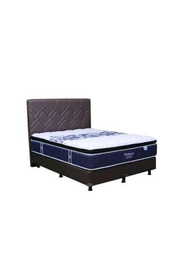 Kasur Central Springbed Platinum Pillow Top With Blue Gel 180x200 + FULLSET