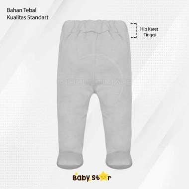 BABY STAR Celana Panjang Tutup Kaki (0-12 Bulan) Polos Warna Warni Newborn Perempuan Laki - laki Kak