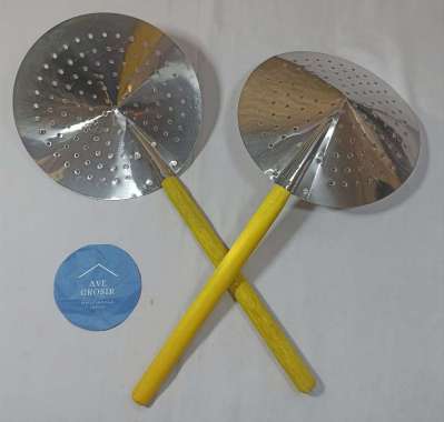 serok STAINLESS serokan saringan peniris minyak gorengan BESAR