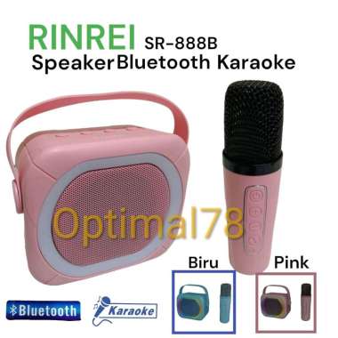 Speaker Bluetooth Karaoke RINREI SR-888B SNI
