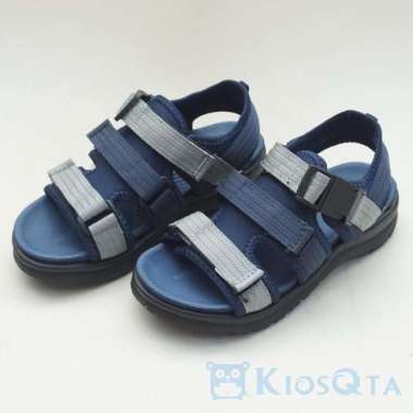 sepatu sandal anak sahiku biru tua navy abu abu homyped carvil GK102 35