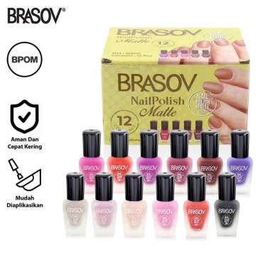BRASOV Kutek Matte Nail Polish Matte Cat Kuku Color Mix Brasov - 07