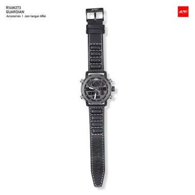 Jam Tangan Pria Guardian Arei Outdoorgear HITAM-MERAH