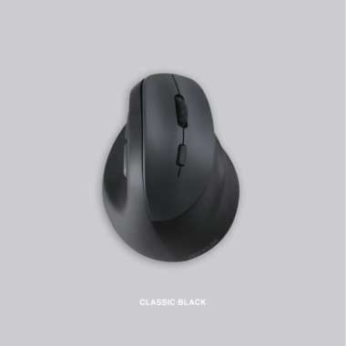 Rexus Clif QV-260 QV260 Vertical Gaming Mouse Wireless Dual-Mode Hitam