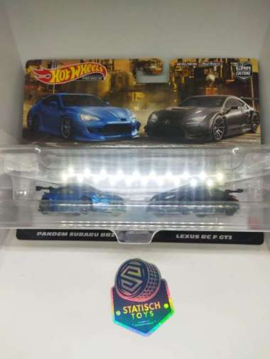 Hotwheels 2 Pack Pandem Subaru BRZ and Lexus RC F GT3