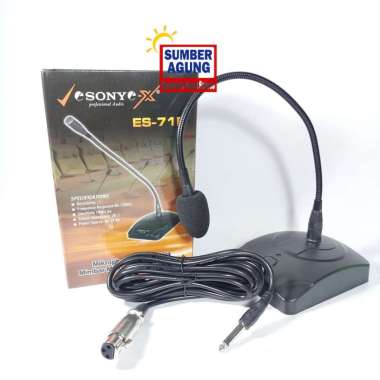 Mic Meja Wireless Mikropon Duduk Meja Sony ES71B Mimbar Tanpa Kabel