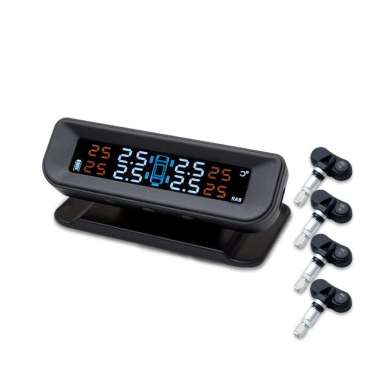 Solar TPMS Internal Sensor Tire Pressure Monitor Pengukur Tekanan Angin Ban Tire Mobil