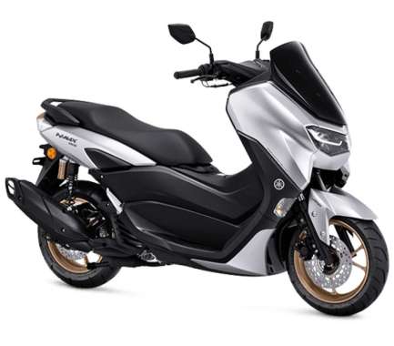 Yamaha All New Nmax 155 Connected ABS Version Sepeda Motor [OTR Plat L,W, S, P] Prestige Silver Sura
