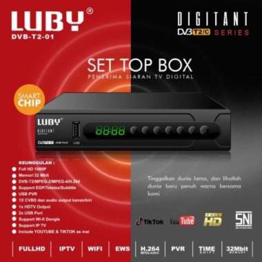 Terbaik Set Top Box Tv Digital Lubby Dvbt2/C - Receiver Tv Digital Dvb