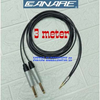 Kabel Canare Jack 2 Akai To Mini Stereo 3.5 Mm 3 Meter
