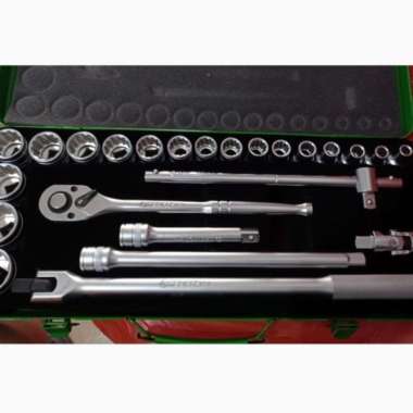 Kunci Shock Sok Set 1/2" Dr 24 Pcs ( 8-32Mm ) Besi Tekiro