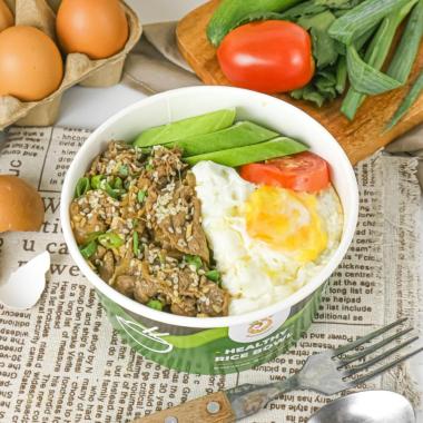 Nasi Box Healthy Rice Bowl Premium Nasi Diet All Varian Smoothiemama US Beef