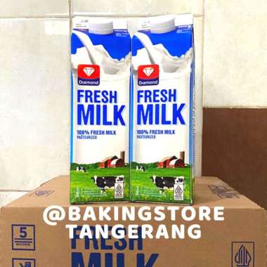 Susu segar Fresh milk Diamond 946 ml | Susu Pasteurisasi