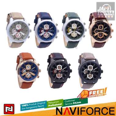 JAM TANGAN NAVIFORCE 9211 M JAM NAVIFORCE ORIGINAL 9211 LA - KULIT JAM TANGAN NAVYFORCE 9211 JAM TAN