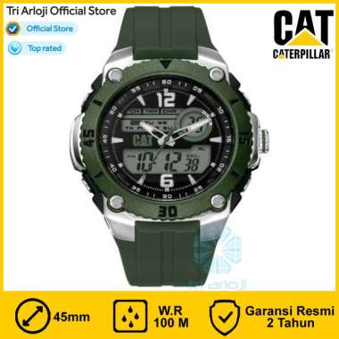 Caterpillar CAT ME.135.23.133 - Jam Tangan Pria -Hijau Green Army