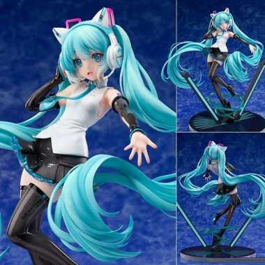 PVC Figure 17 Hatsune Miku - Cat Ear Headphone Ver. YOWU x FNEX