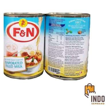 susu Evaporasi / Evaporated F&N / susu kaleng F&N 380g / susu cair kaleng