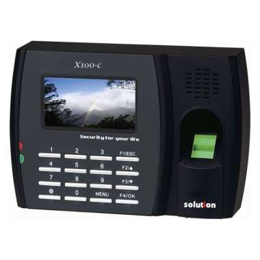 SOLUTION X100C FINGERPRINT / MESIN ABSENSI SIDIK JARI