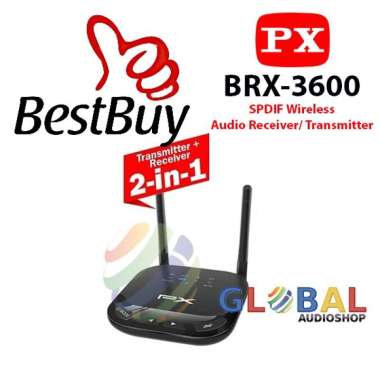 PX BRX3600 Receiver Bluetooth Transmitter Audio 5.0 HD stereo 2in1