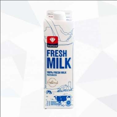 Promo Harga Diamond Fresh Milk Plain 946 ml - Blibli