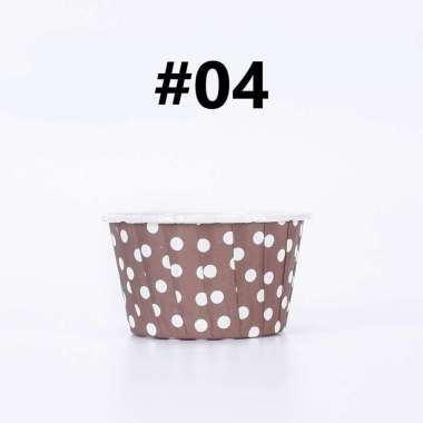 aiGooTan - ALAS CUP CAKE (ISI 10) SIZE M - Kertas Muffin Paper Cupcake Kue Bolu Roti Wadah Tempat Mu