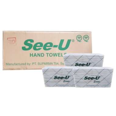 Tissue Hand Towel See-U / Tisu See-U Econo 140 sheets / Tissue See u Hand Towel/ Tissue Dapur 1Ply (