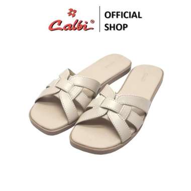 Calbi Sandal Sandal Flats Wanita - HQBO 373 39 Krem