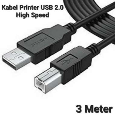 Kabel USB Printer 3 meter mtr kabel usb untuk printer canon epson hp