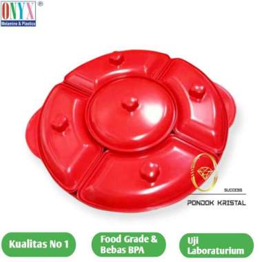 prasmanan set melamin onyx wadah Besar PSB02 / Prasmanan Set/Party Set Merah