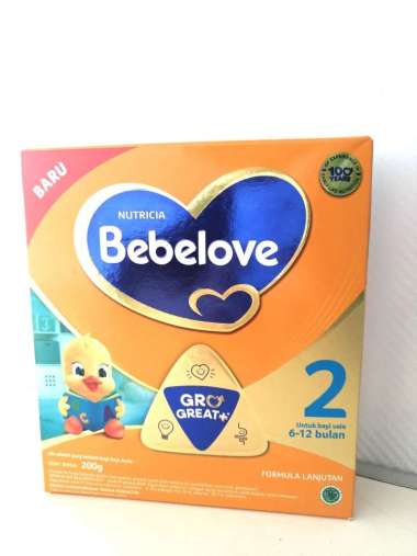 susu bubuk bebelove 2 BEBELOVE2 200g 200 gr 6-12 bulan bebelac GREAT GROW