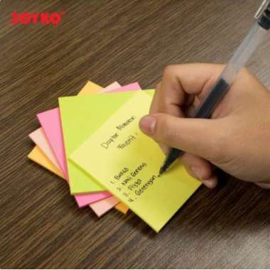 MEMO STICKY NOTE KERTAS TEMPEL MMS-11 JOYKO ALAT TULIS PERLENGKAPAN KANTOR WARNA WARNI STICK MMS 11 