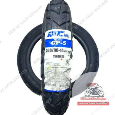Ban Motor Semi TraIl IRC GP5 100 80 Ring 14 Tubeless Bonus Pentil