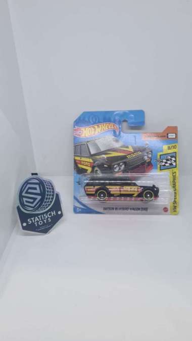 HOT WHEELS SHORTCARD 2020 DATSUN BLUEBIRD WAGON MOMO 510 BLACK
