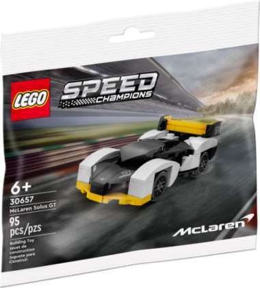 LEGO Speed Champions-30657 McLaren Solus GT Set Building Kid Toy Polybag Motorcar Racer Car Champion