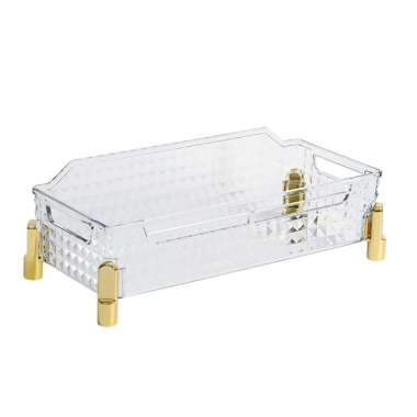OEM ONE-K150 Rak Kosmetik Diamond Organizer Make Up Acrylic / Rak Tempat Alat Kosmetik Rak Penyimpan