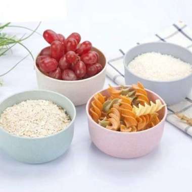 Mangkok Wheat Straw Jerami Gandum Bowl Ramah Lingkungan