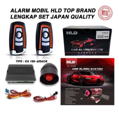 Alarm Mobil Remote HLD Premium Japan Trendy Orange Sport Set UNIVERSAL