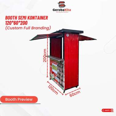 Booth Semi Container Full Branding
