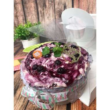 Blueberry Cheese Cake by Pillowcakebdg CAKE SAJA