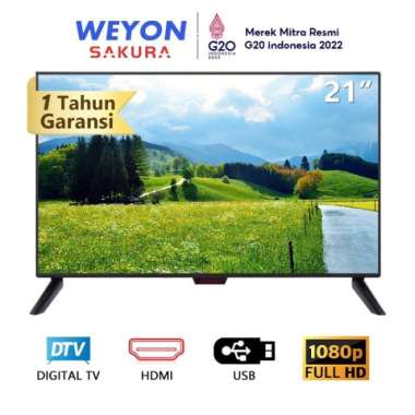 WEYON TV DIGITAL 24 INCH TV LED DIGITAL 21/22/24/25/27 INCH TELEVISI 21inch-Digital