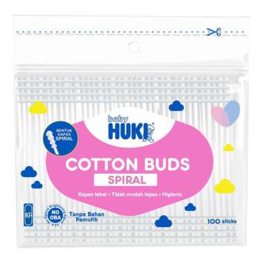 HUKI Cotton Buds Zak Spiral 100's