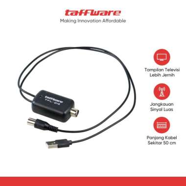 Penguat Sinyal Antena TV Taffware Amplifier Booster DVB-T2 TFL-D15